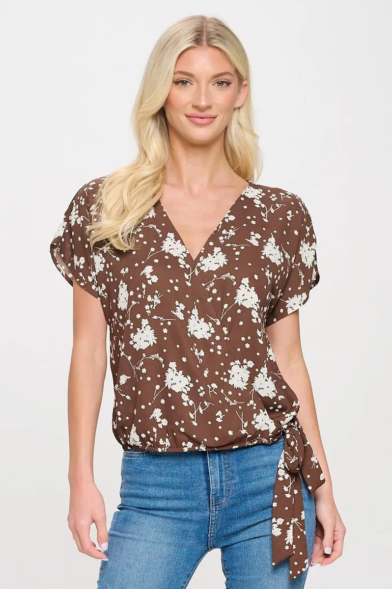 Dallas Side-Tie Dolman Sleeve Top