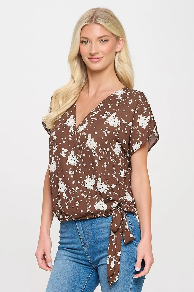 Dallas Side-Tie Dolman Sleeve Top