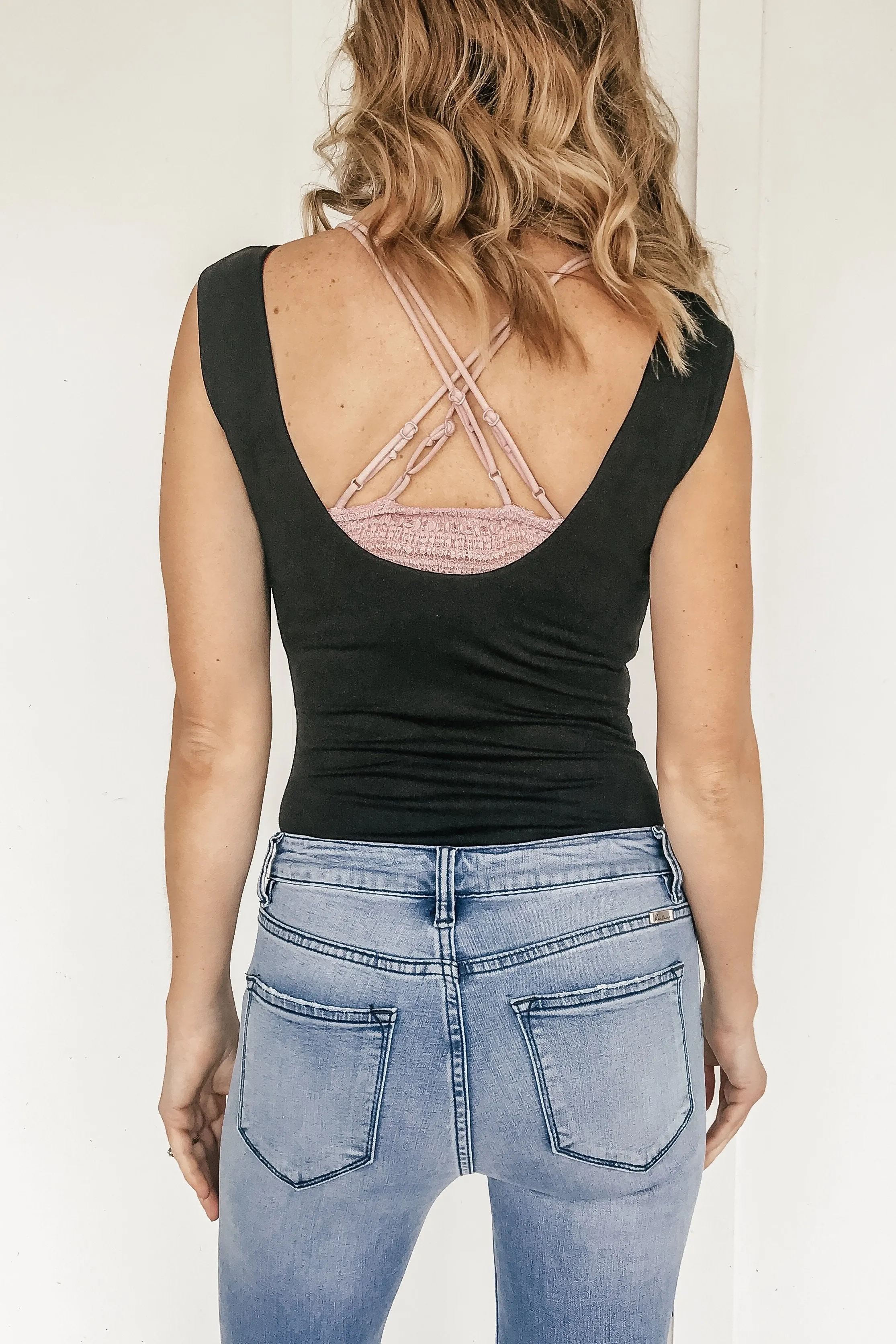 Deep V-Neck Bodysuit