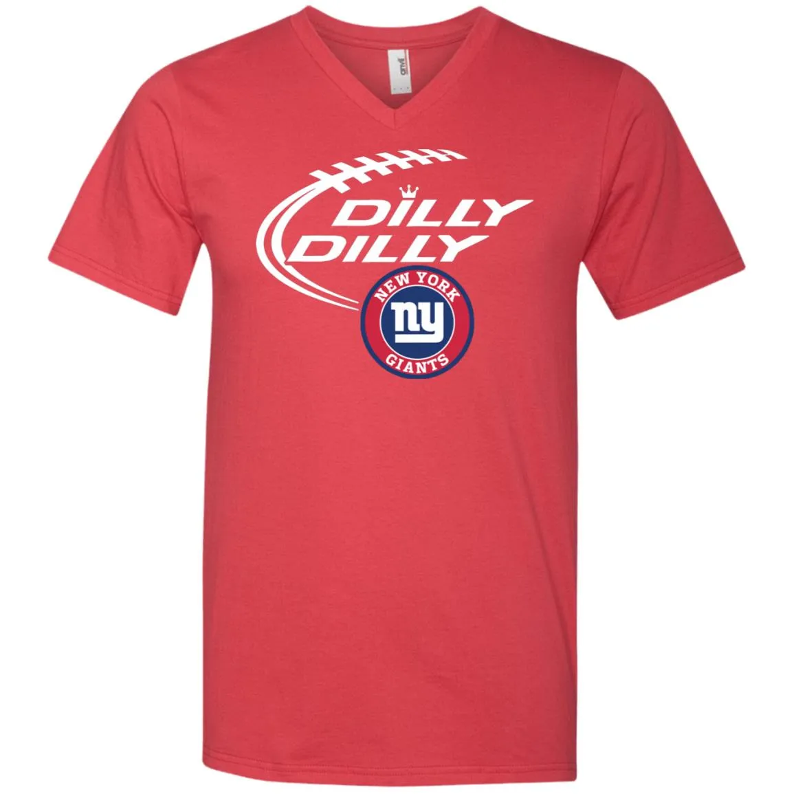 Dilly Dilly New York Giants Nfl Football Men V-Neck T-Shirt