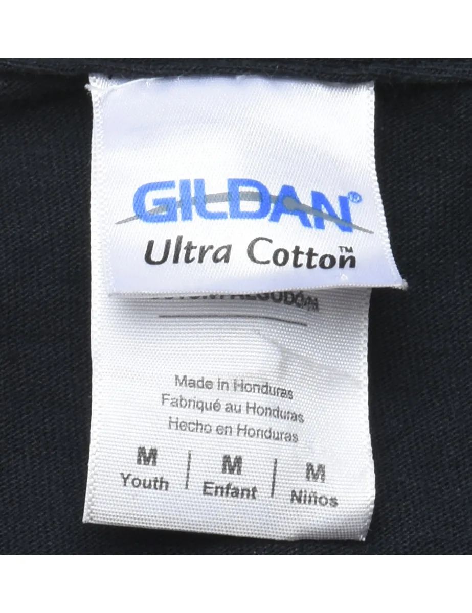 Gildan Scotus Basketball Printed T-shirt - M
