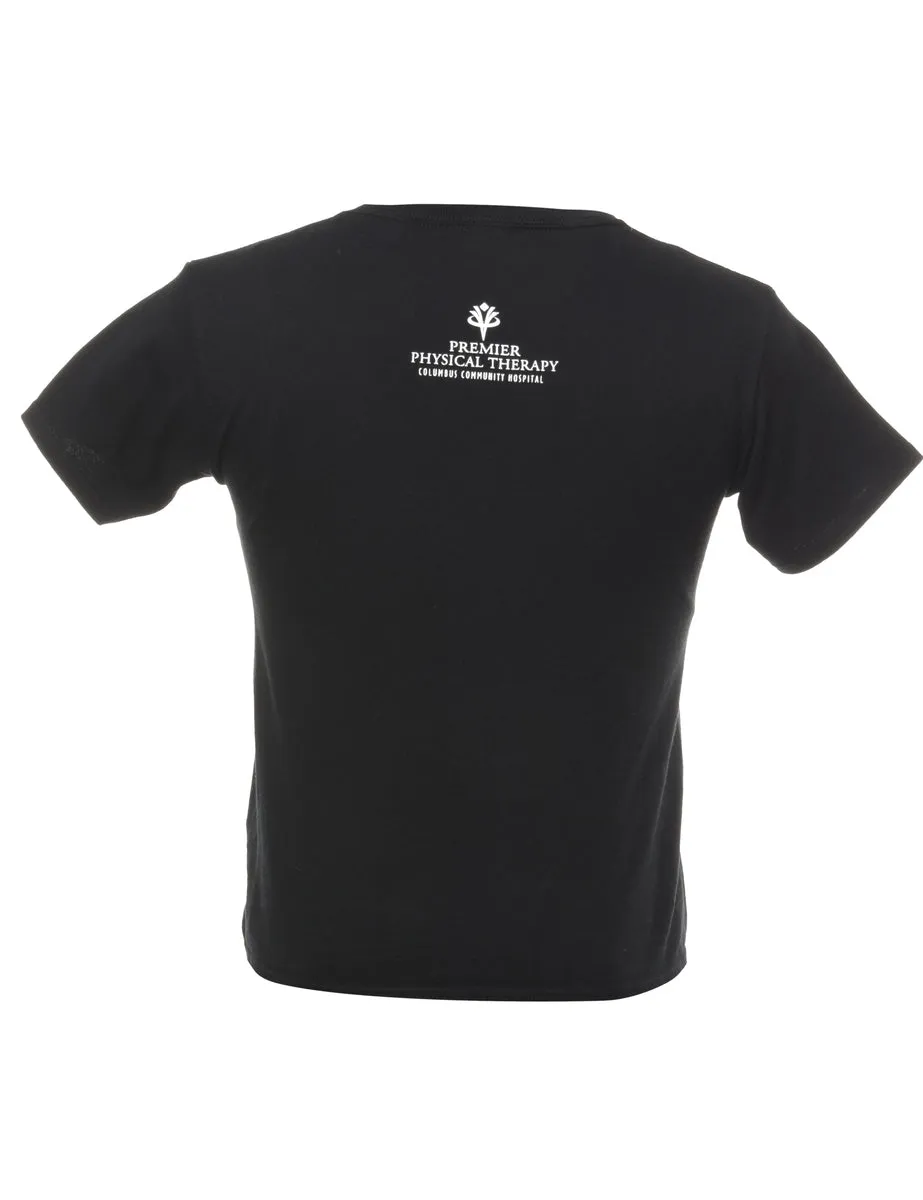 Gildan Scotus Basketball Printed T-shirt - M