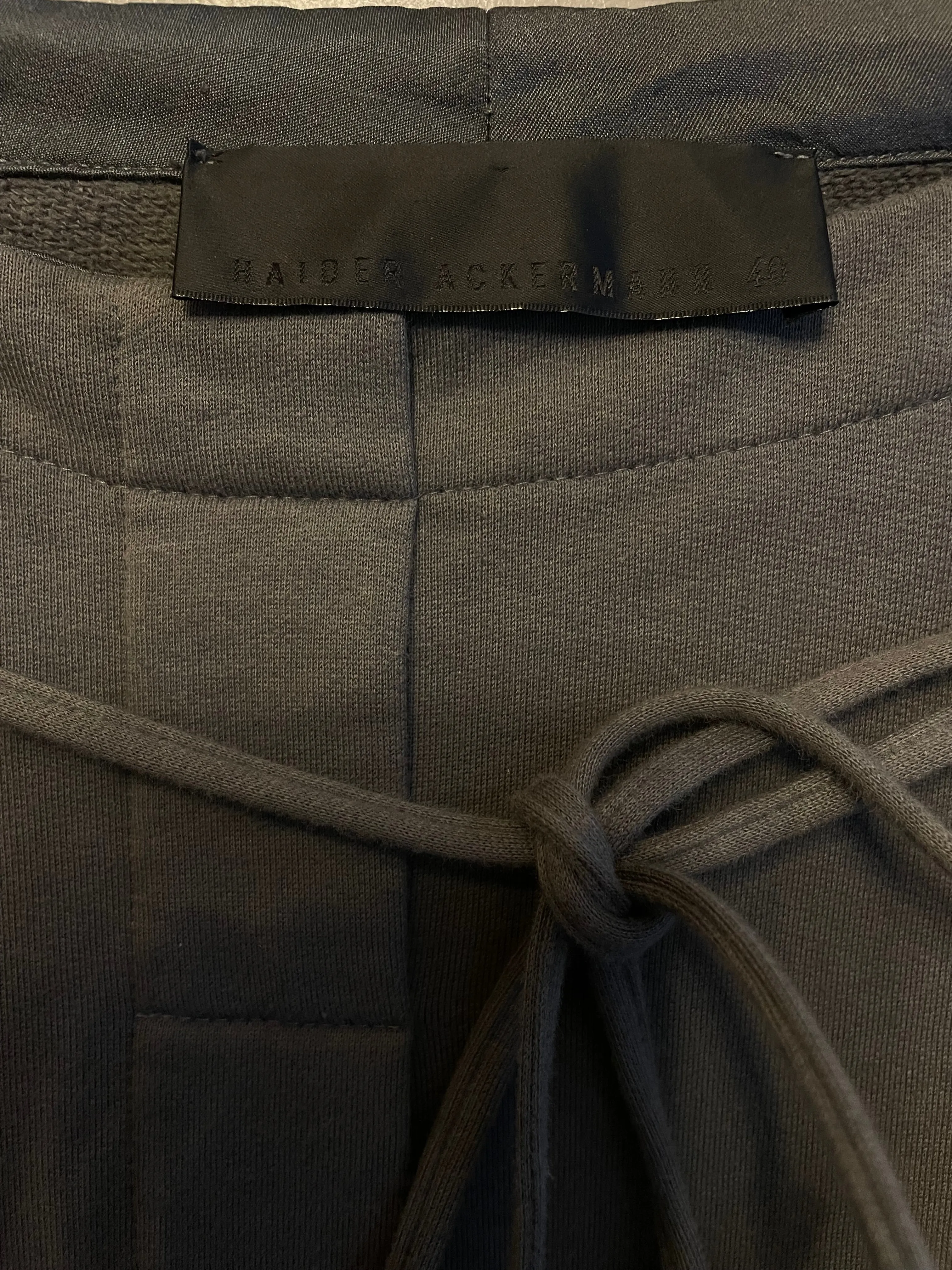 Haider Ackermann 2010's cotton and satin cargo legging trousers