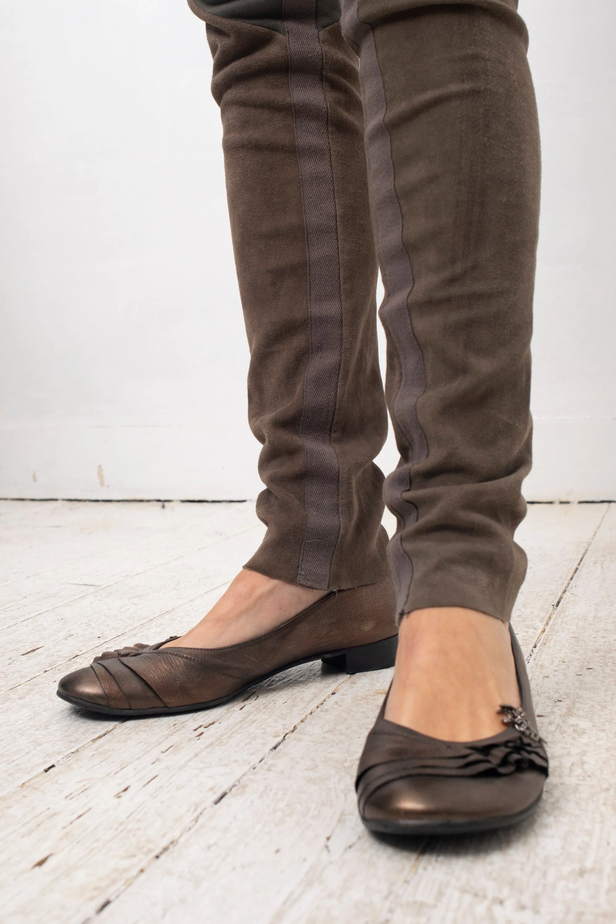 Haider Ackermann 2010's cotton and satin cargo legging trousers
