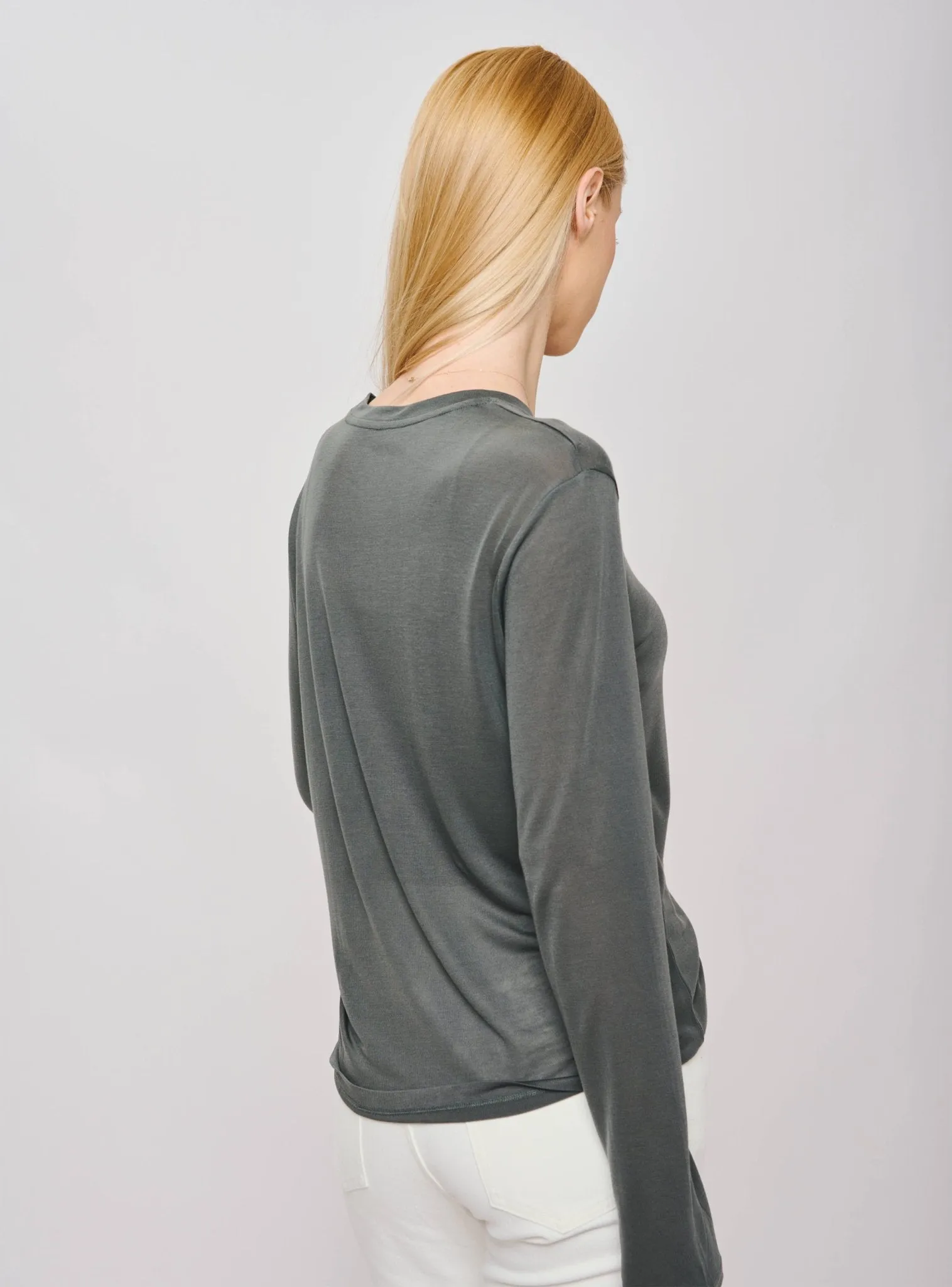 IRIS TENCEL™ easy-care top (Grey)