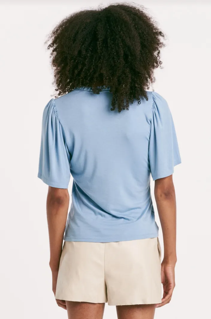 Jax Shirred Sleeve Top