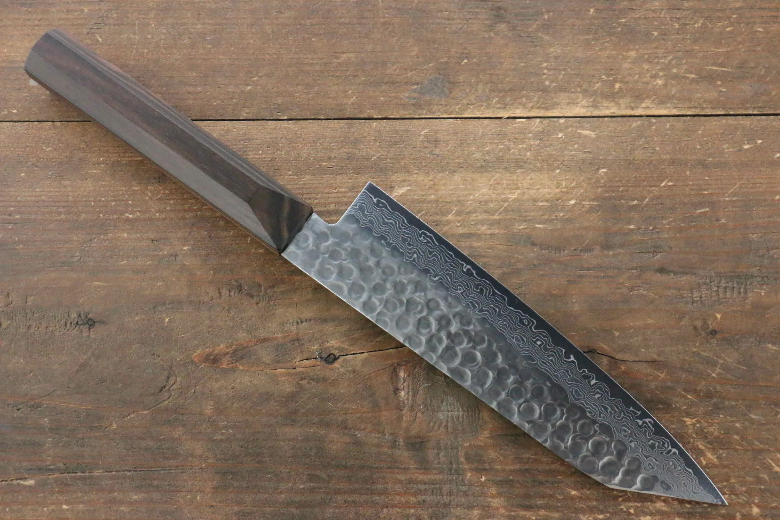 Jikko VG10 17 Layer Santoku  170mm Ebony Wood Handle