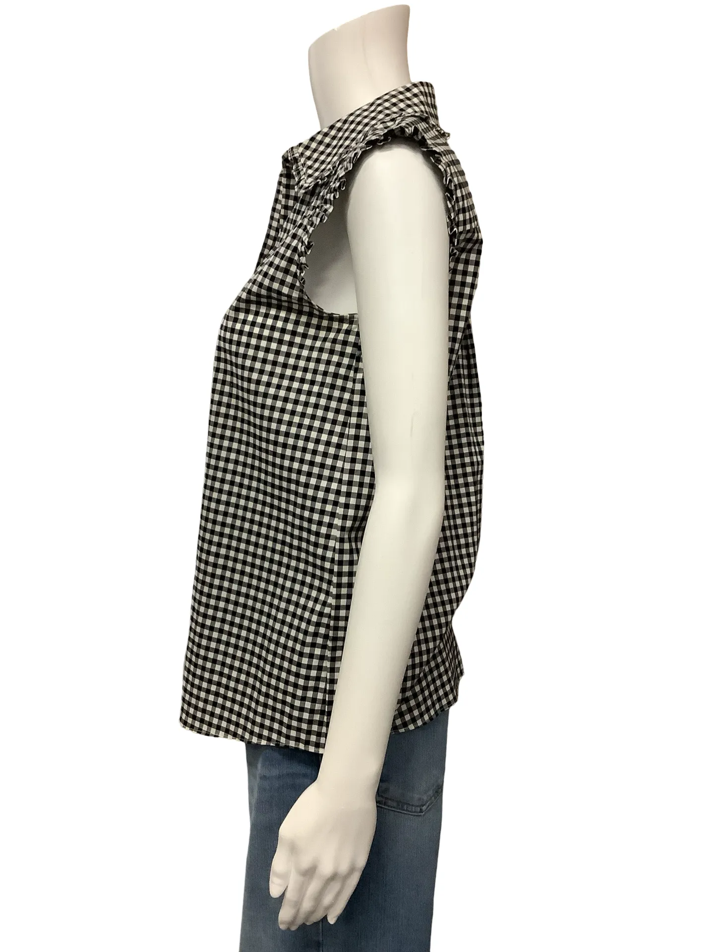 Kate Spade Plaid Print Button Up Top Size: XS, 2