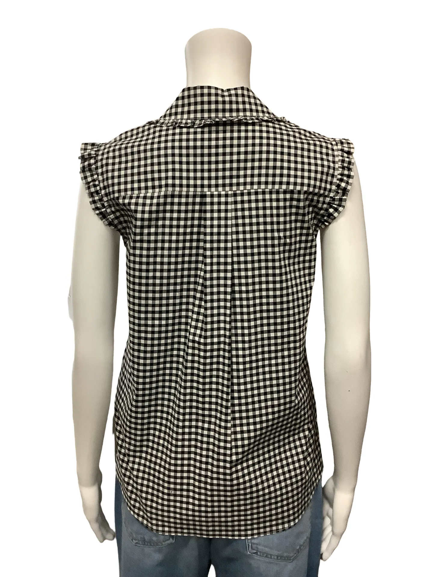 Kate Spade Plaid Print Button Up Top Size: XS, 2