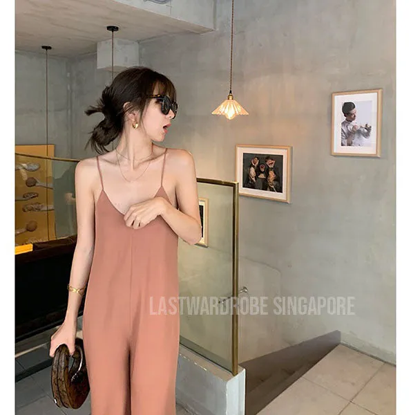 Korean Ellen Spaghetti Comfy Overall