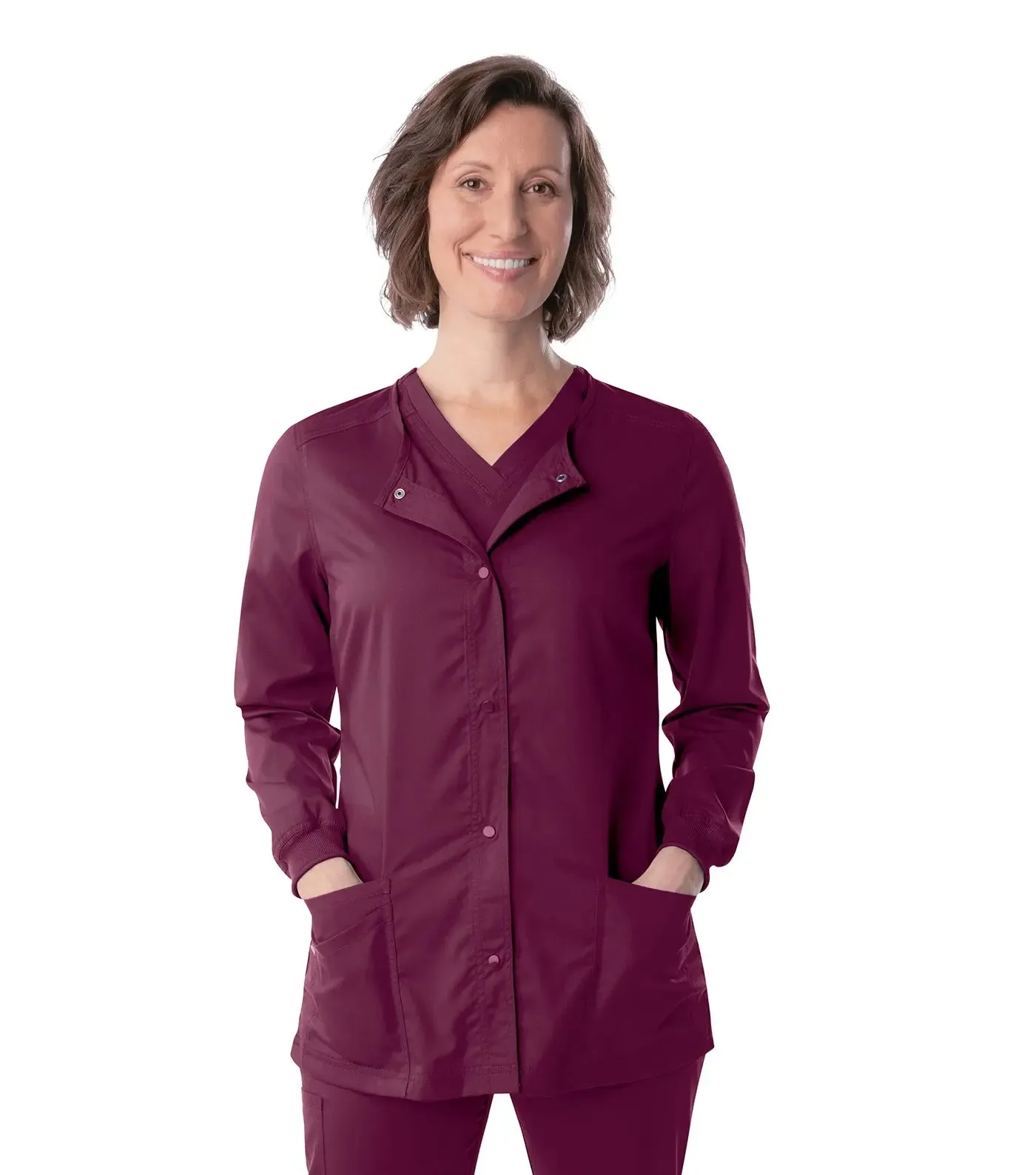 Landau ProFlex Women's Warm-Up Scrub Jacket