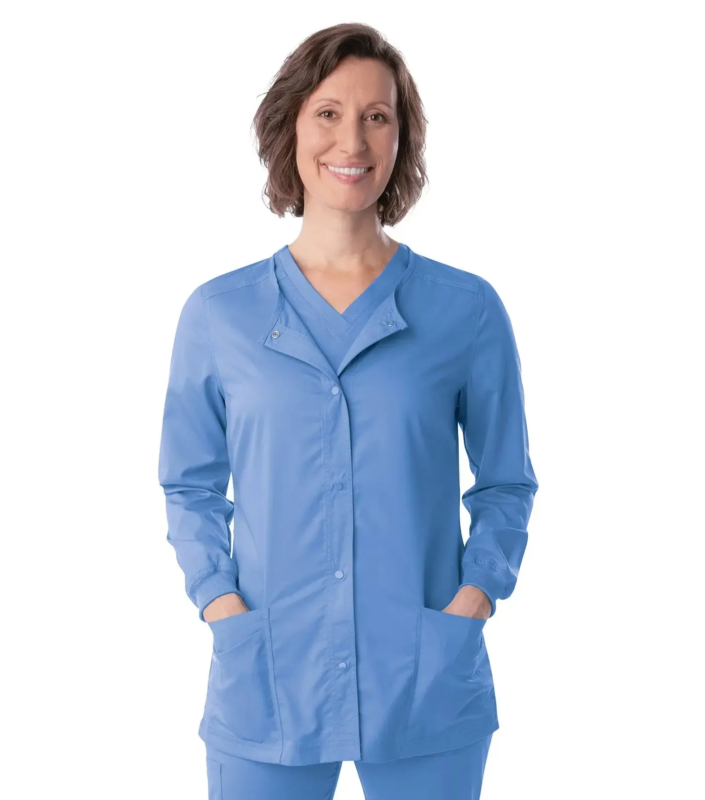 Landau ProFlex Women's Warm-Up Scrub Jacket
