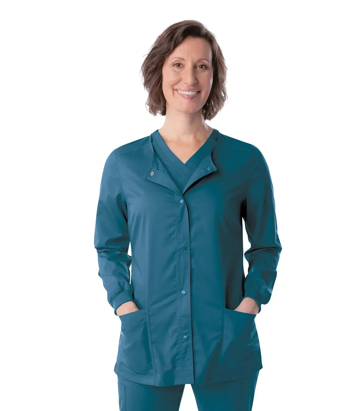 Landau ProFlex Women's Warm-Up Scrub Jacket