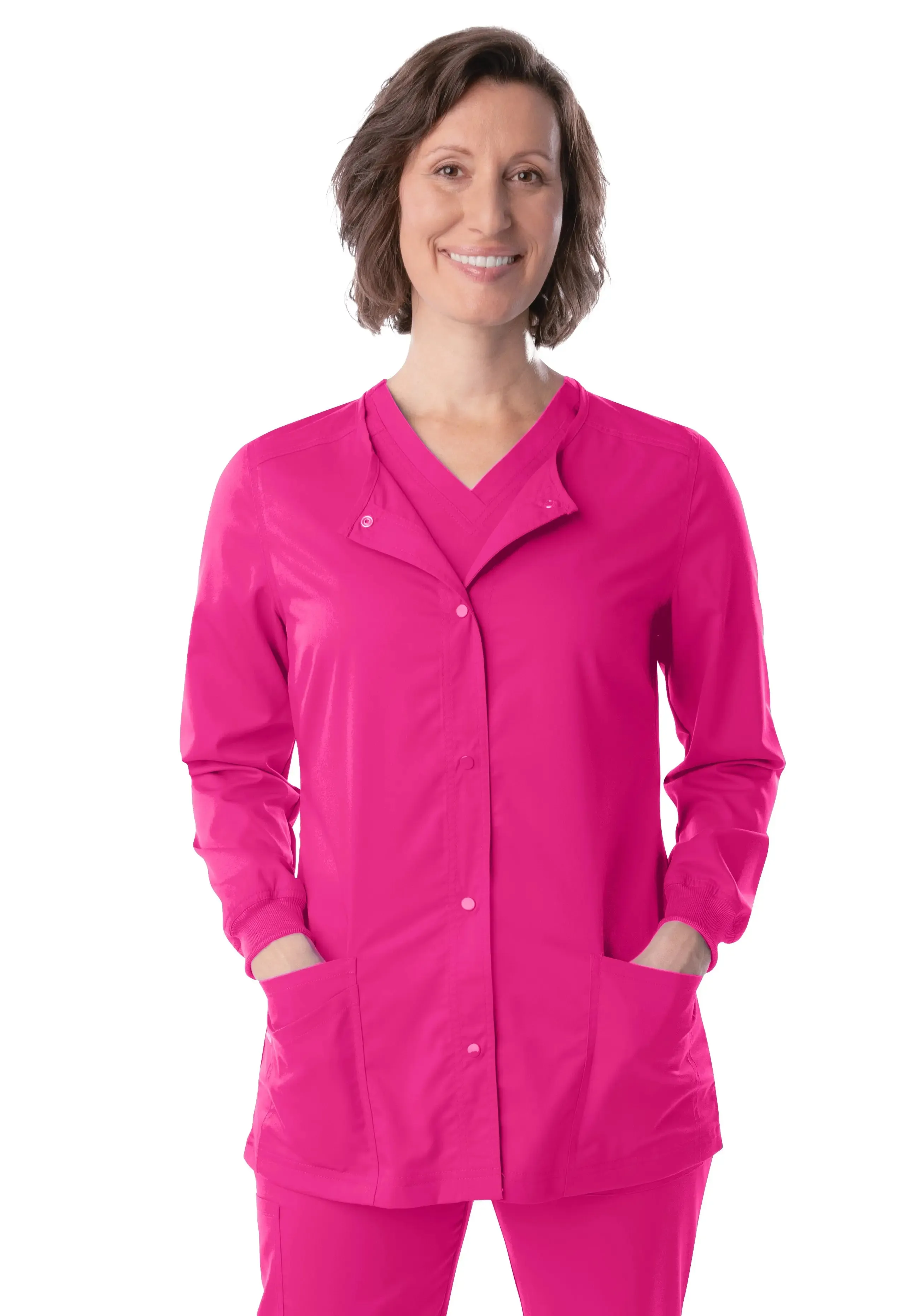 Landau ProFlex Women's Warm-Up Scrub Jacket