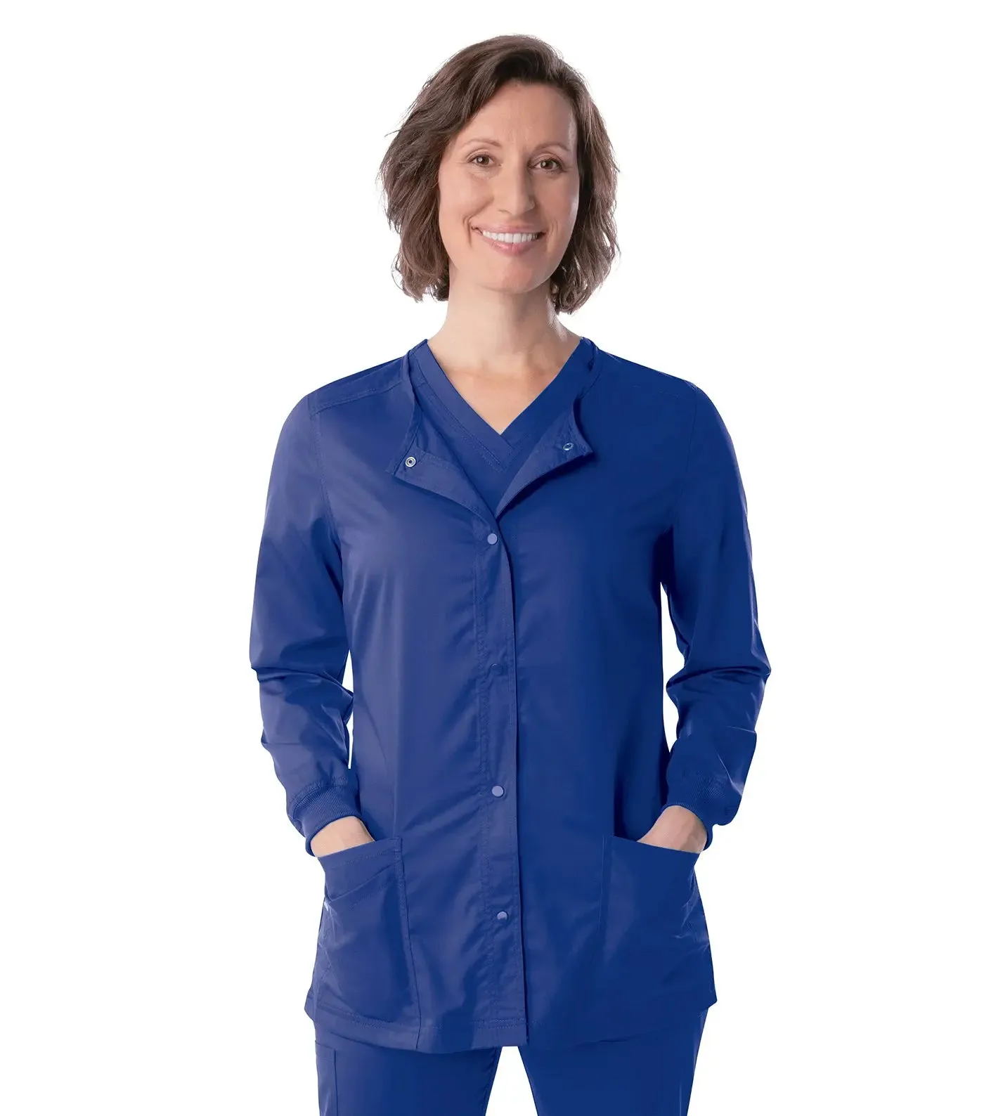 Landau ProFlex Women's Warm-Up Scrub Jacket