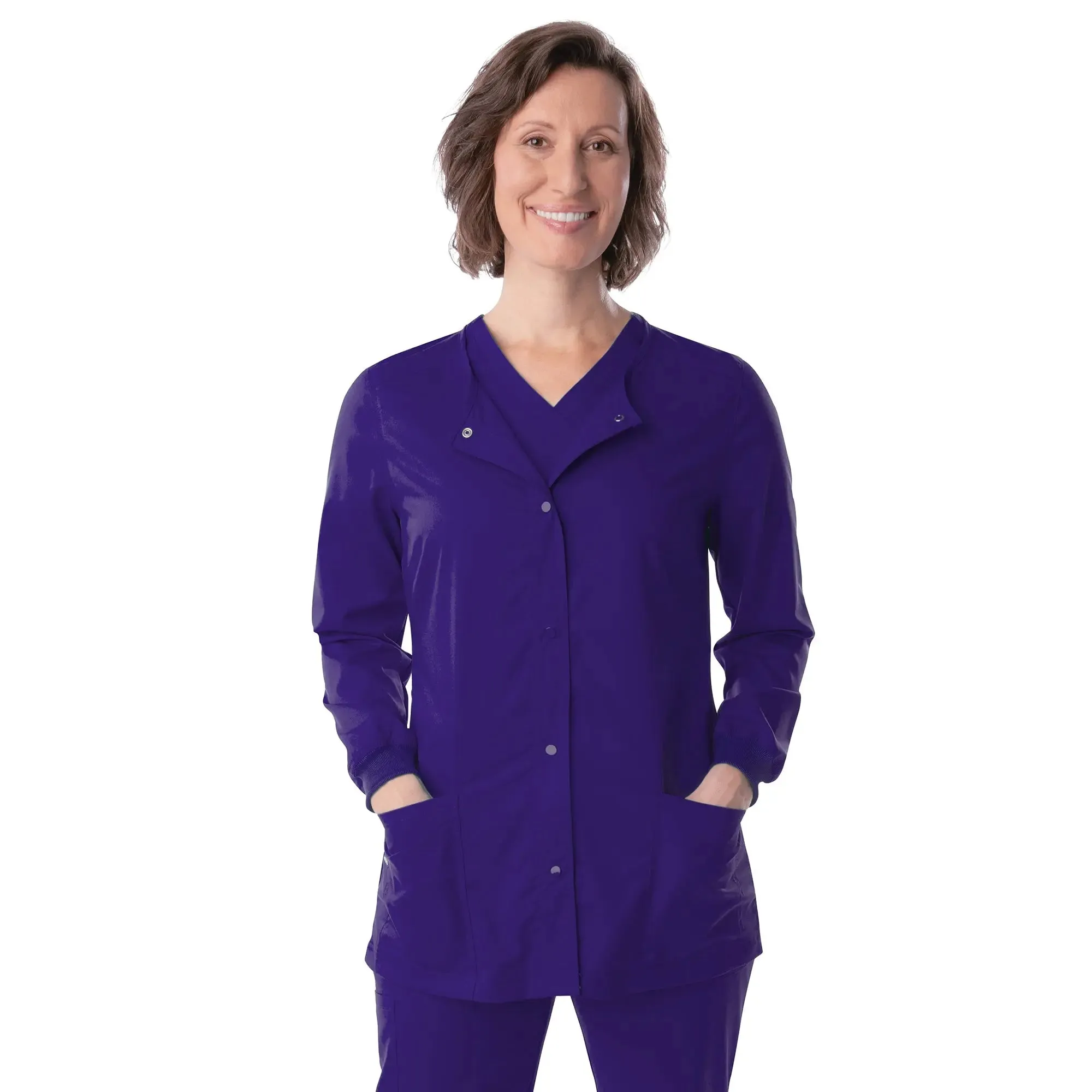 Landau ProFlex Women's Warm-Up Scrub Jacket