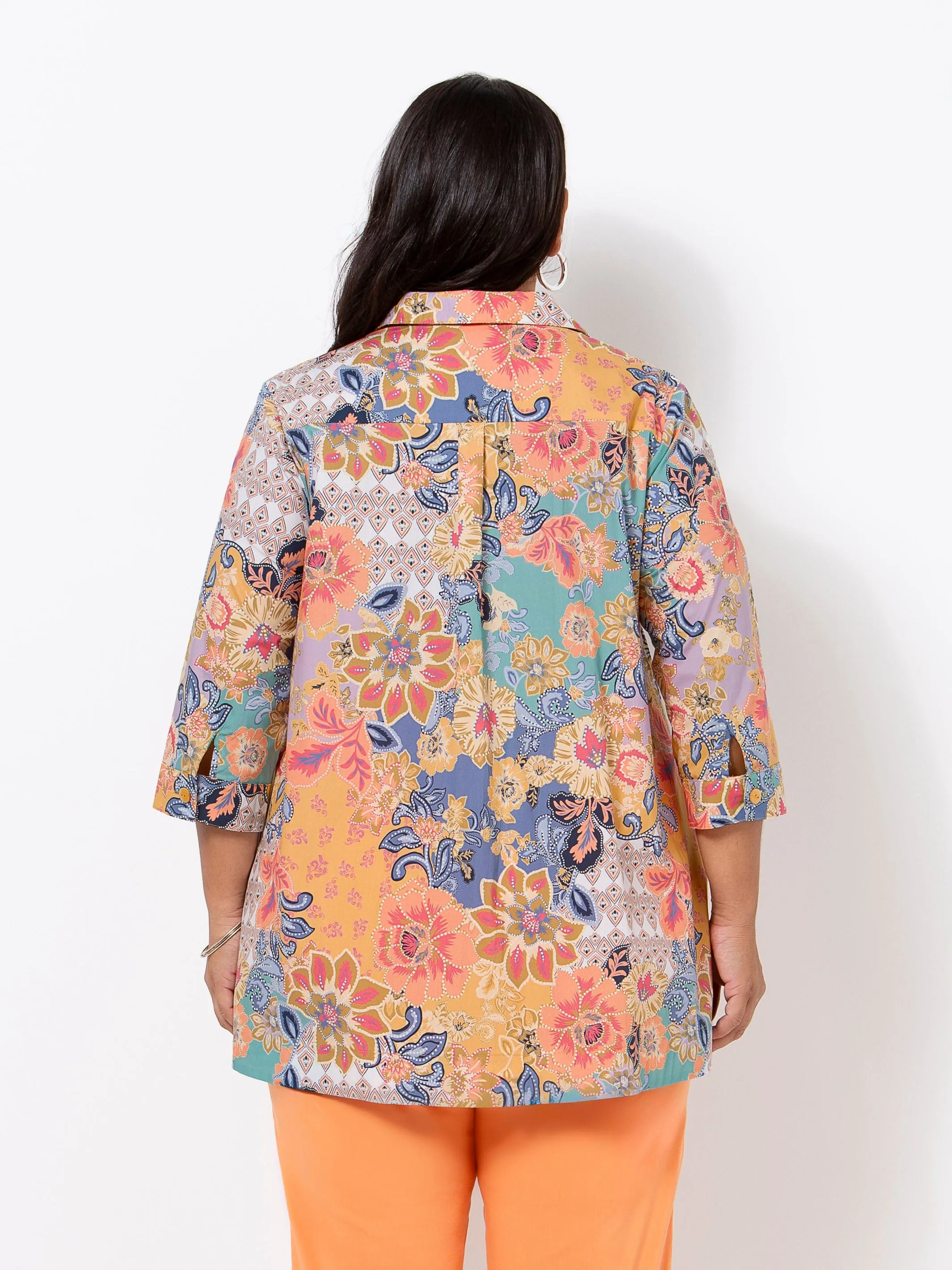 Lotus Haze Cotton Shirt