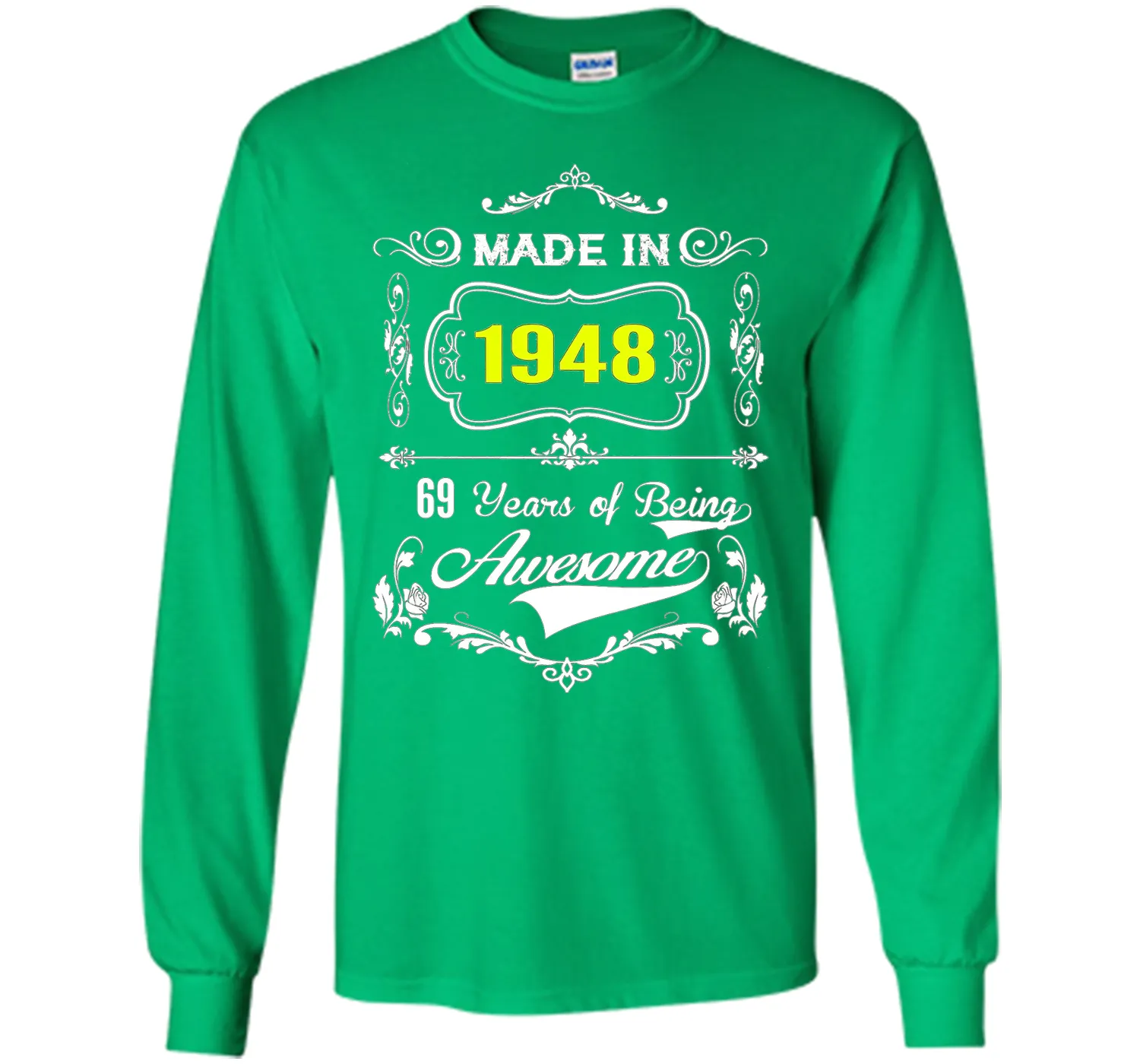 Made in 1948 Tshirt 69th Birthday 69 Years Gift
