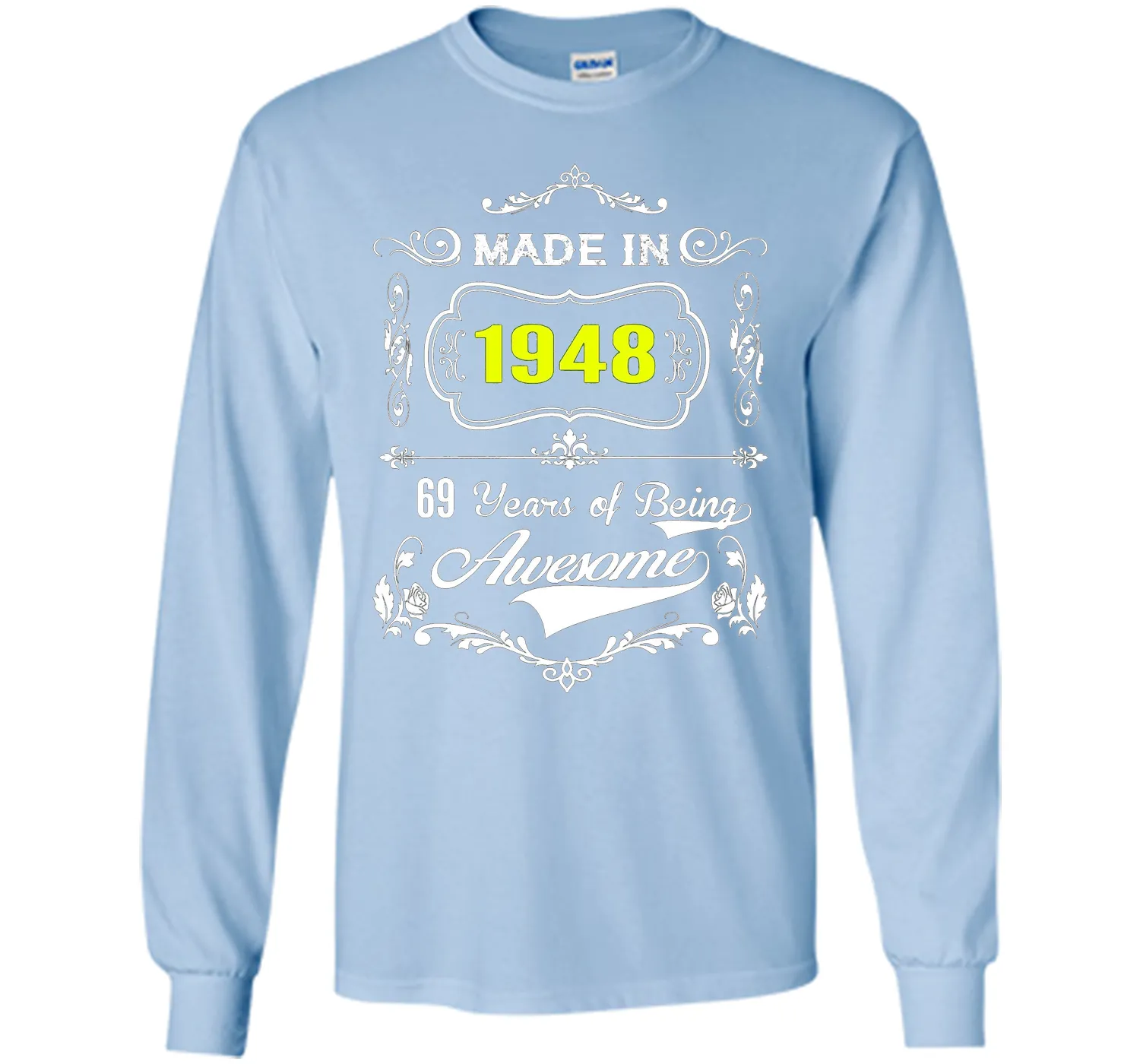 Made in 1948 Tshirt 69th Birthday 69 Years Gift