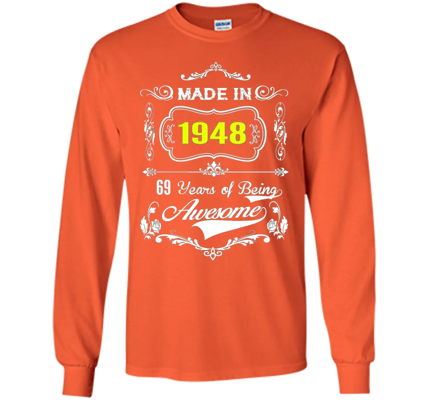 Made in 1948 Tshirt 69th Birthday 69 Years Gift