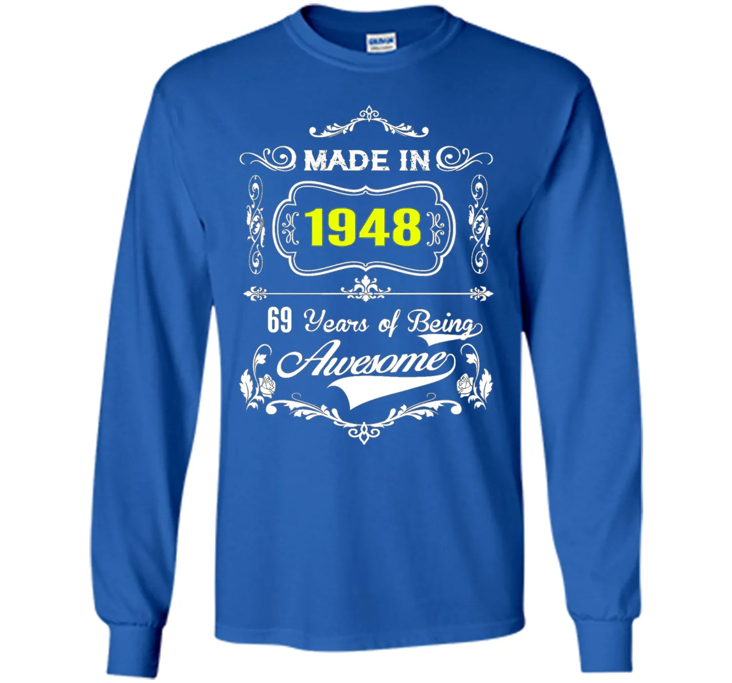 Made in 1948 Tshirt 69th Birthday 69 Years Gift