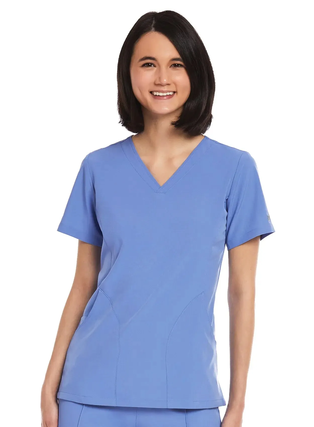 Maevn Women's V-neck Scrub Top
