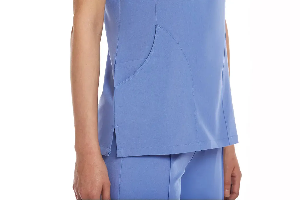 Maevn Women's V-neck Scrub Top
