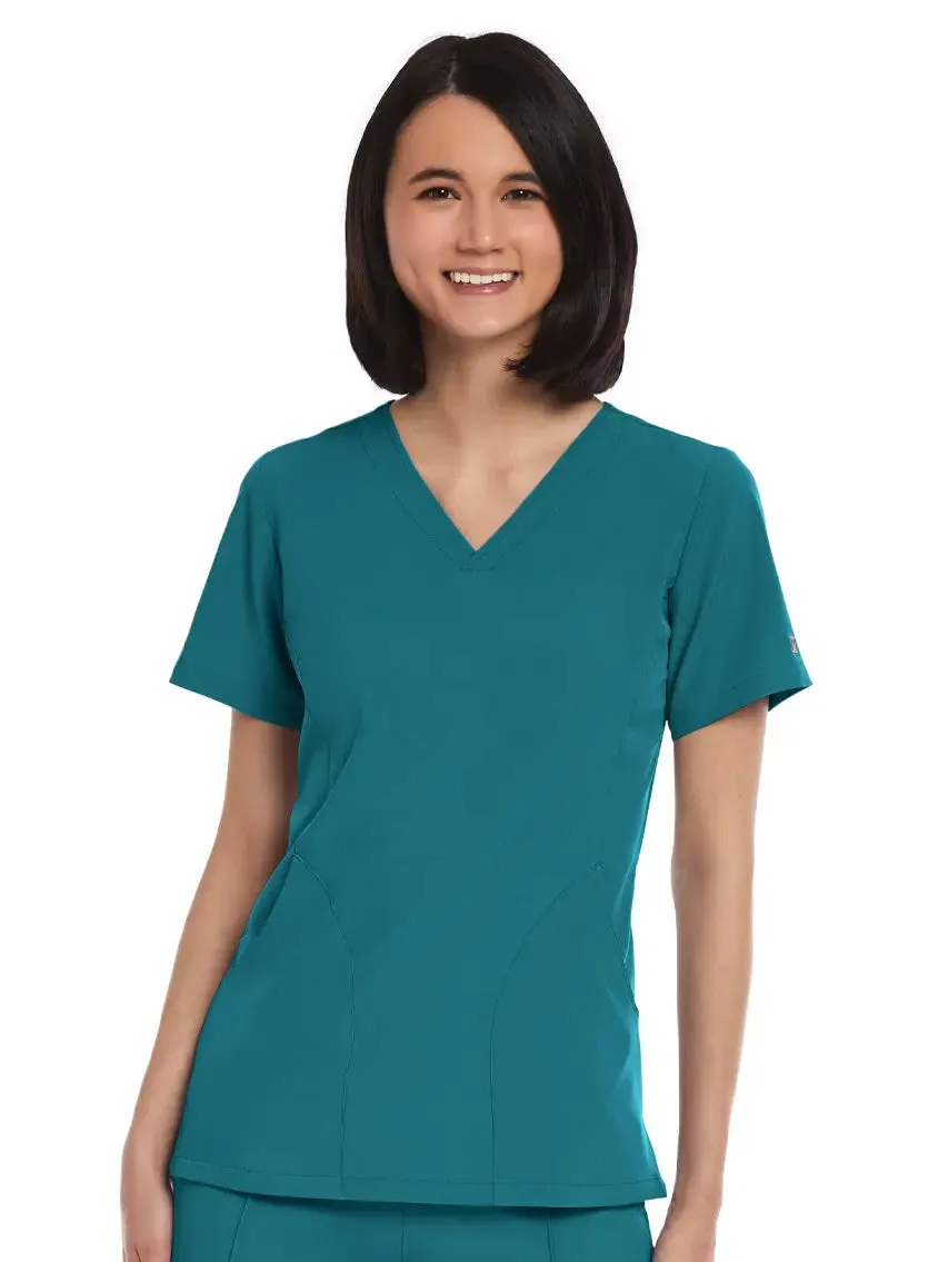 Maevn Women's V-neck Scrub Top
