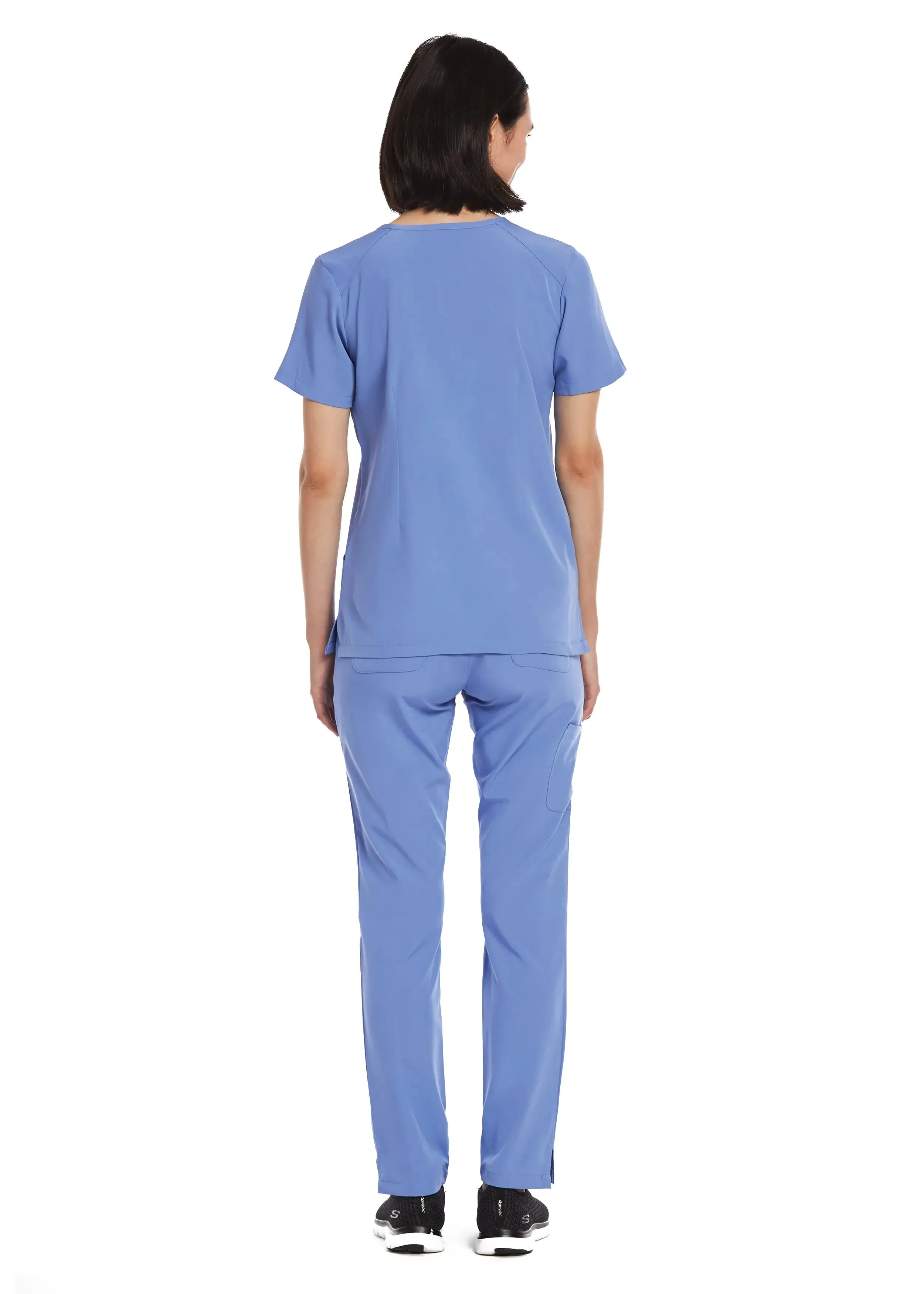 Maevn Women's V-neck Scrub Top