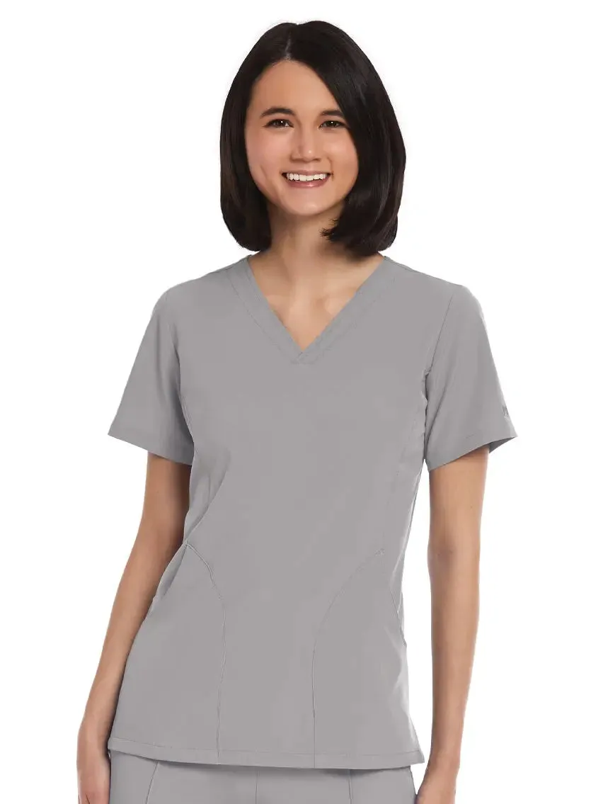 Maevn Women's V-neck Scrub Top