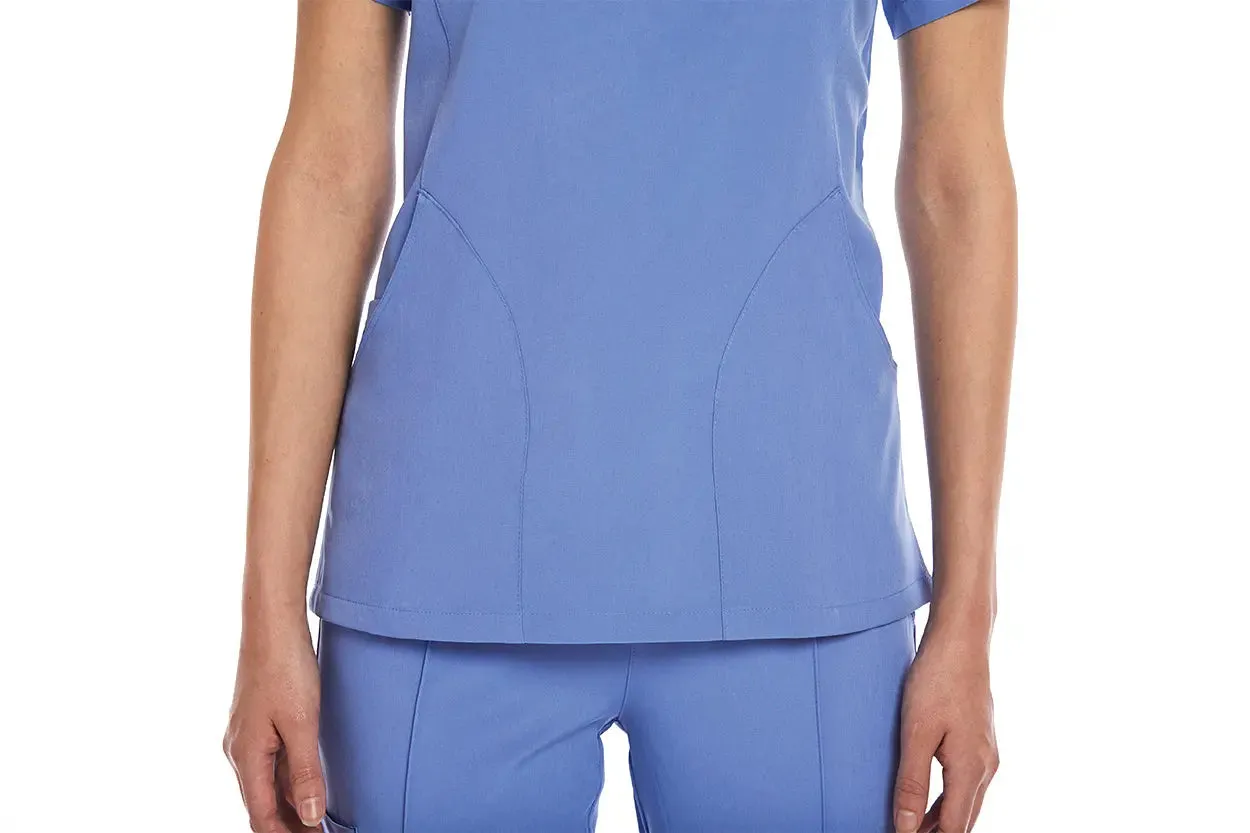 Maevn Women's V-neck Scrub Top