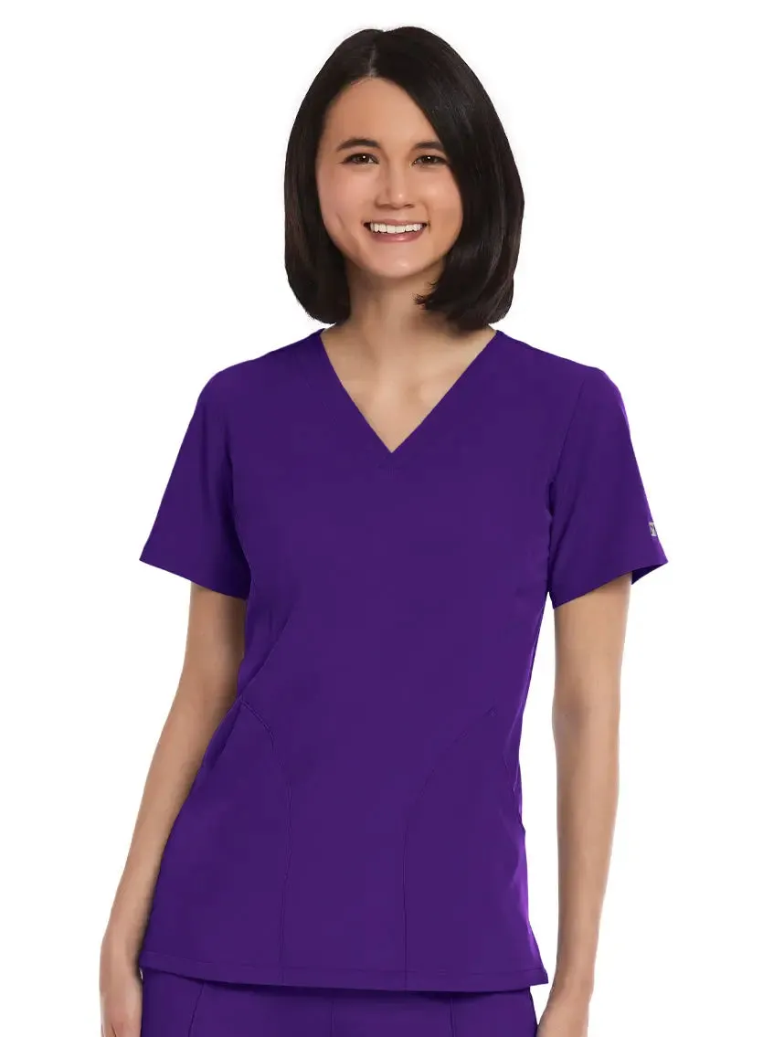 Maevn Women's V-neck Scrub Top