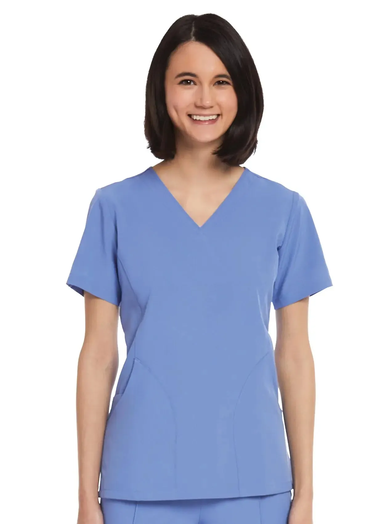 Maevn Women's V-neck Scrub Top