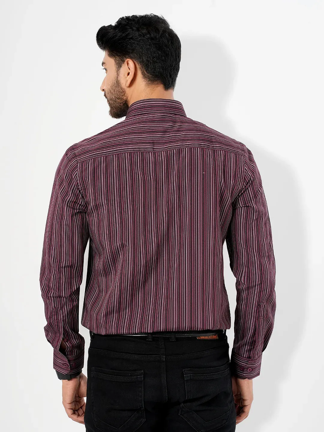 Men's Falcon Striped Formal Shirt