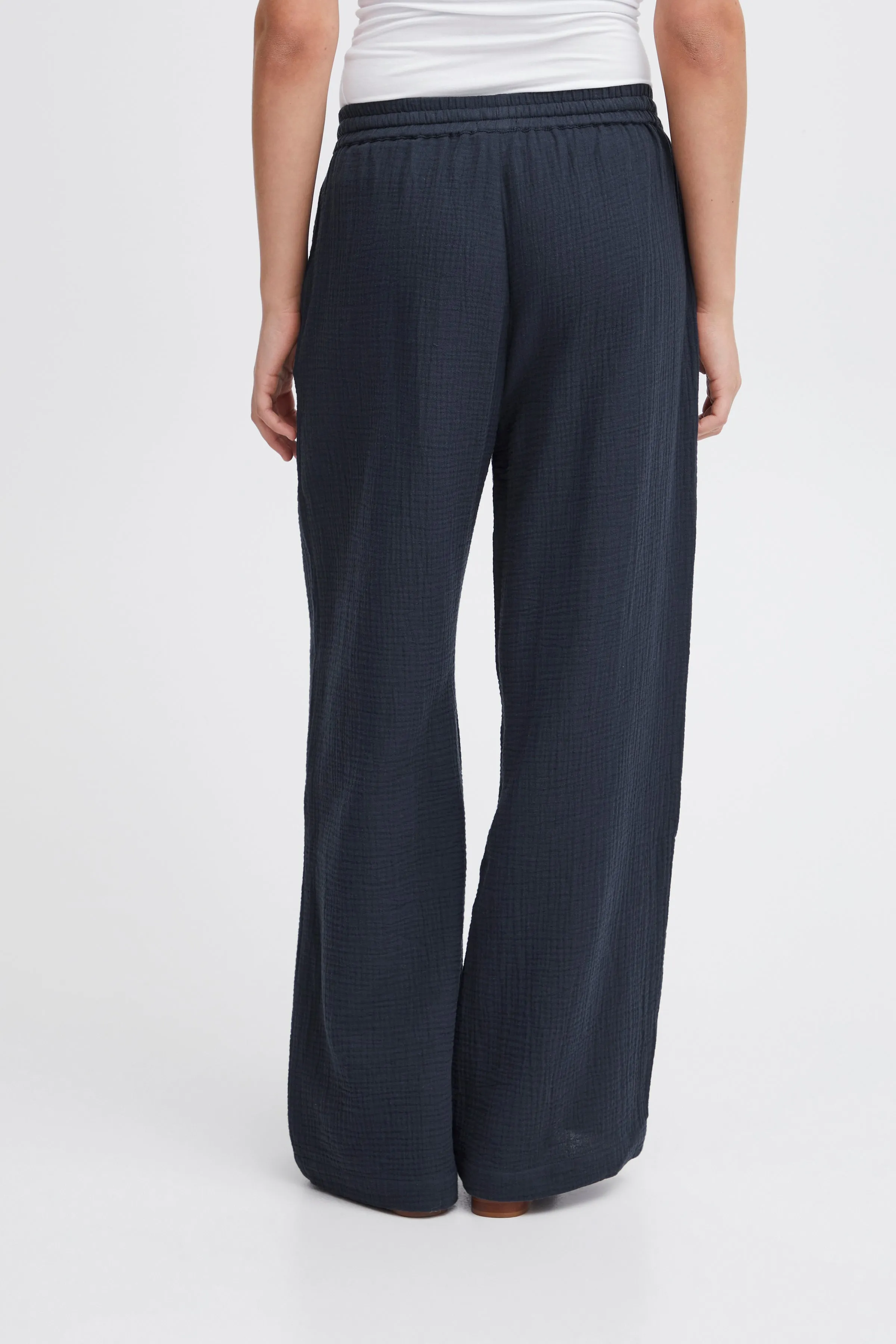MIKA WIDE LEG TROUSERS (NAVY)