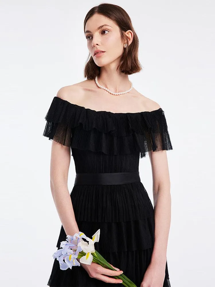 Multi-Layer Pleated Dress