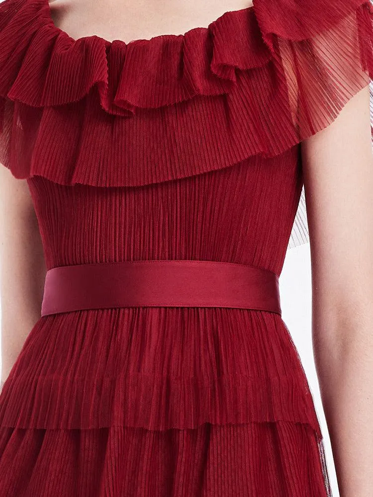 Multi-Layer Pleated Dress