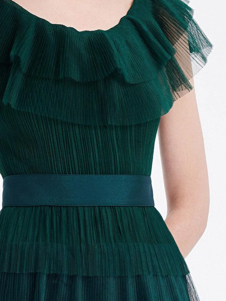 Multi-Layer Pleated Dress