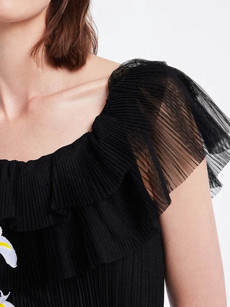 Multi-Layer Pleated Dress