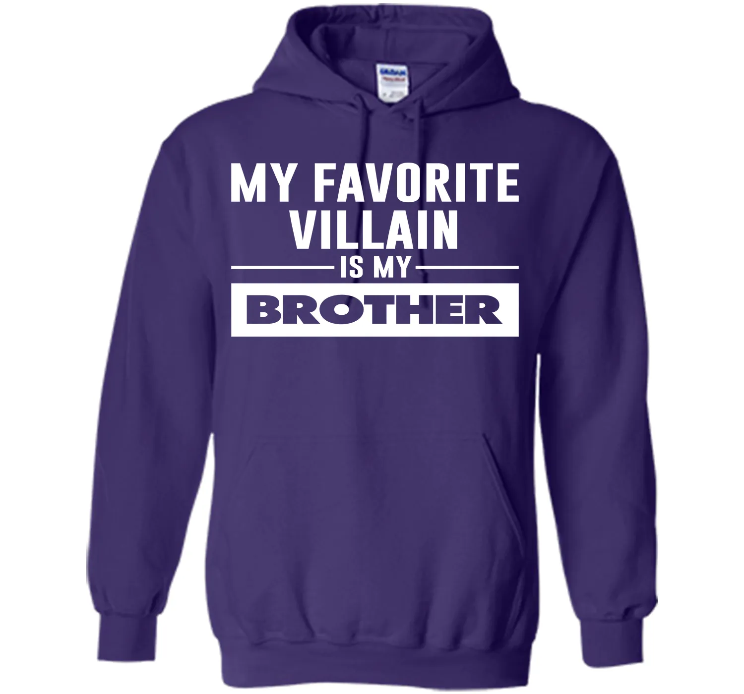 My Favorite Villain is My Brother Funny Graphic T-shirt T-Shirt