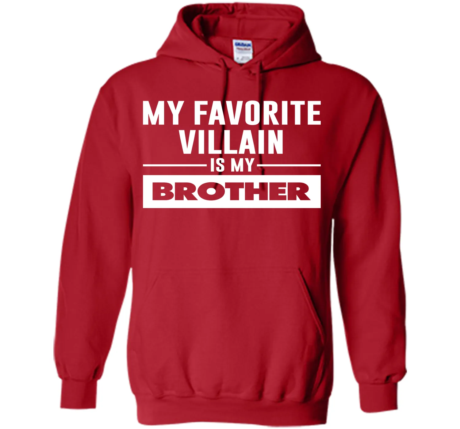 My Favorite Villain is My Brother Funny Graphic T-shirt T-Shirt