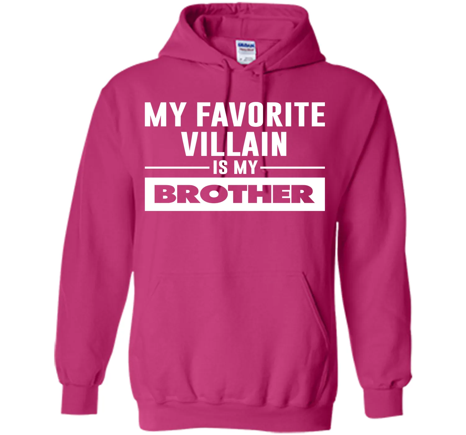 My Favorite Villain is My Brother Funny Graphic T-shirt T-Shirt