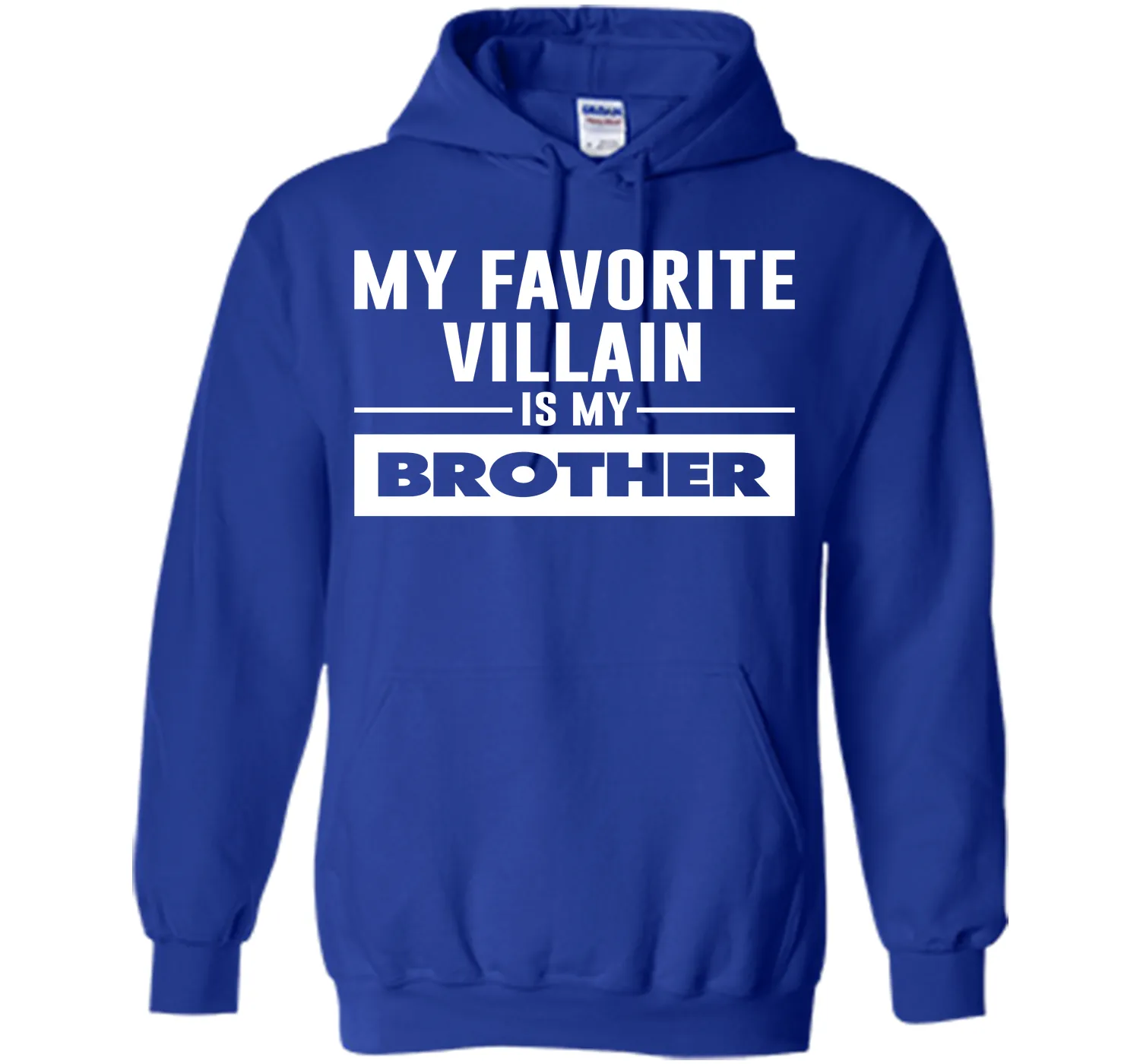 My Favorite Villain is My Brother Funny Graphic T-shirt T-Shirt