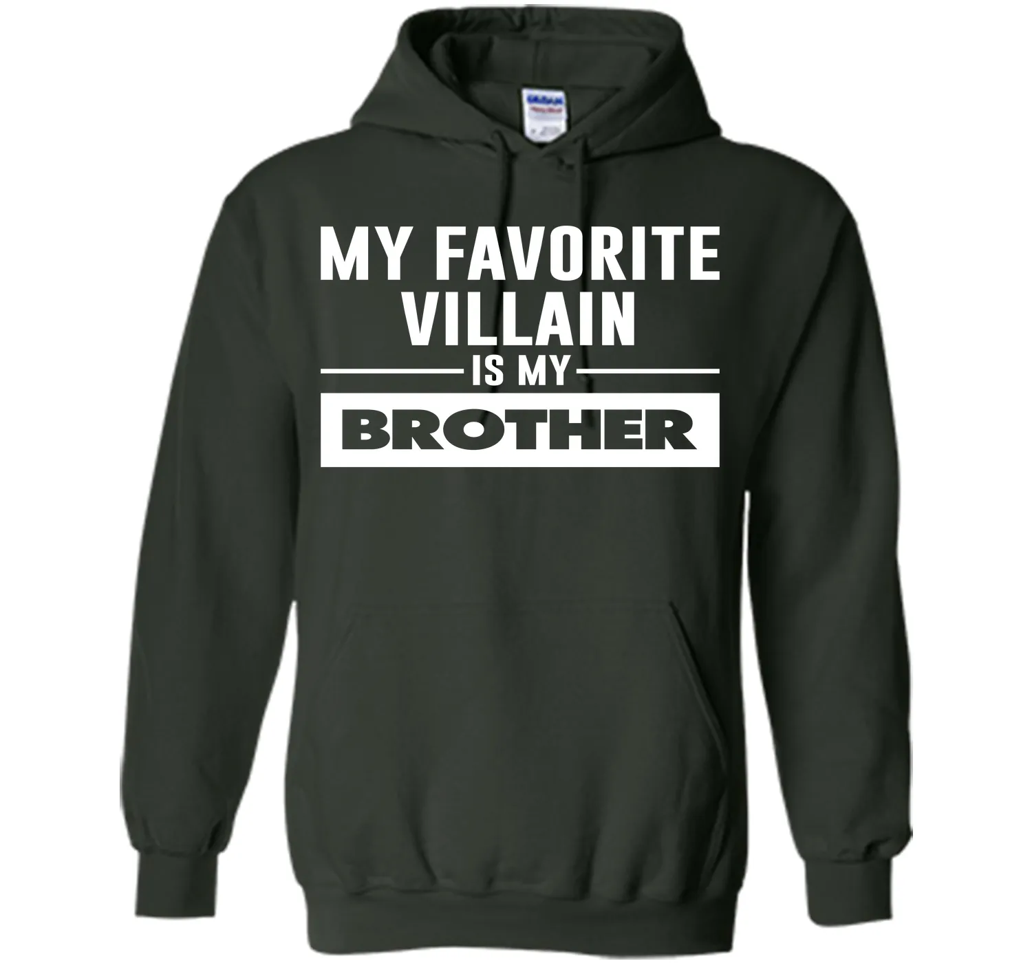 My Favorite Villain is My Brother Funny Graphic T-shirt T-Shirt