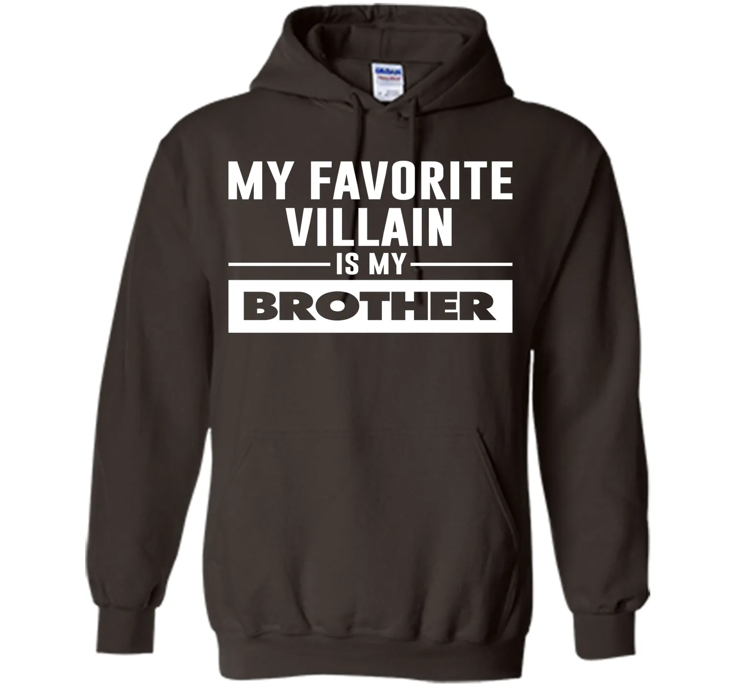 My Favorite Villain is My Brother Funny Graphic T-shirt T-Shirt