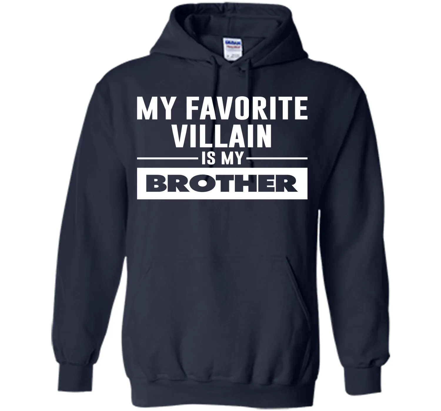 My Favorite Villain is My Brother Funny Graphic T-shirt T-Shirt