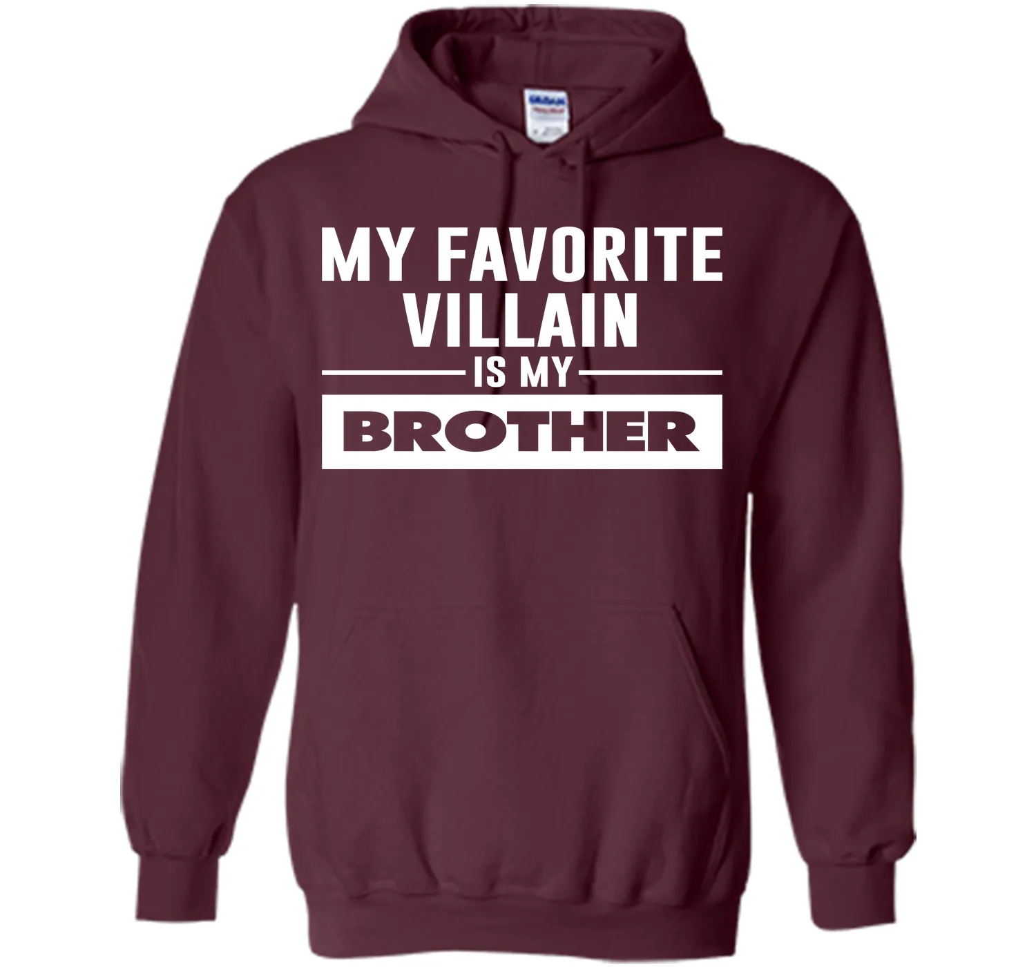 My Favorite Villain is My Brother Funny Graphic T-shirt T-Shirt