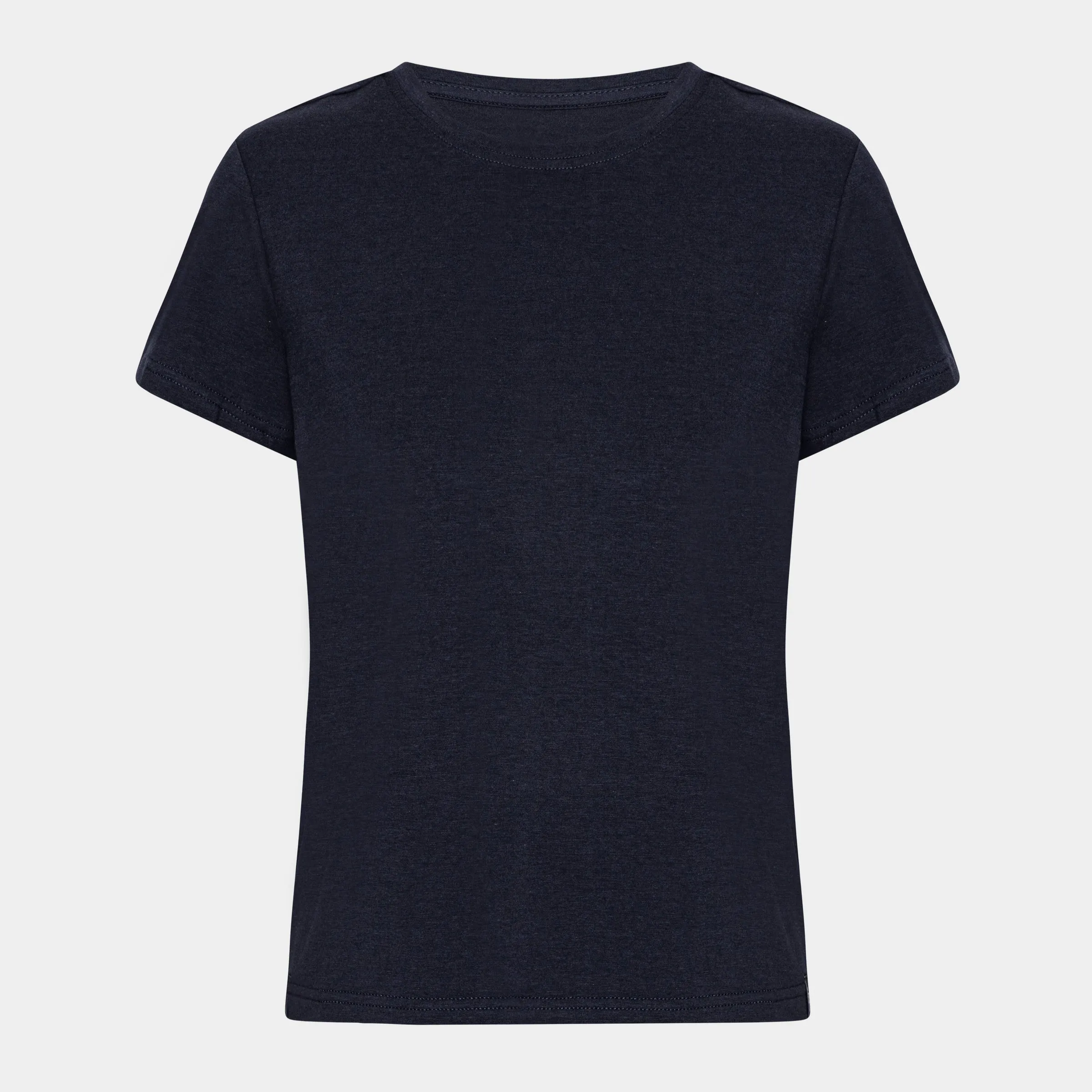 Navy kortærmet bambus T-shirt