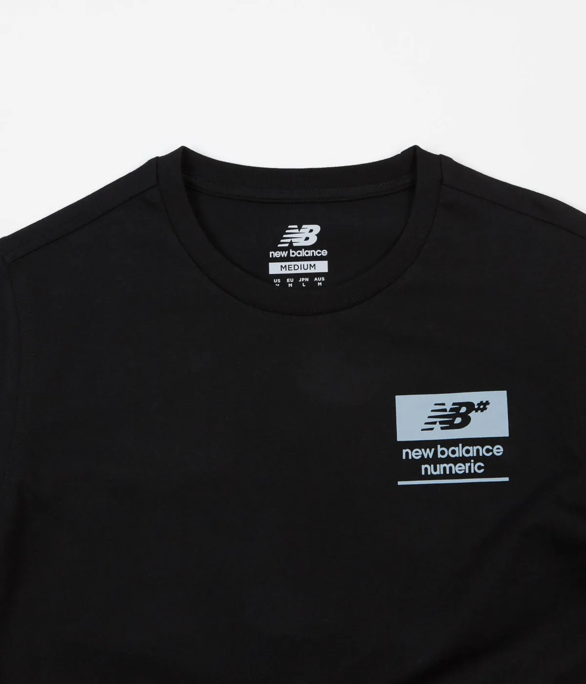 New Balance Numeric Stacked T-Shirt - Black