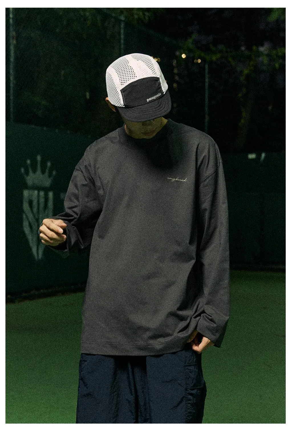 NORYBRAND レタープラッシュクルーネックTシャツ NGA003